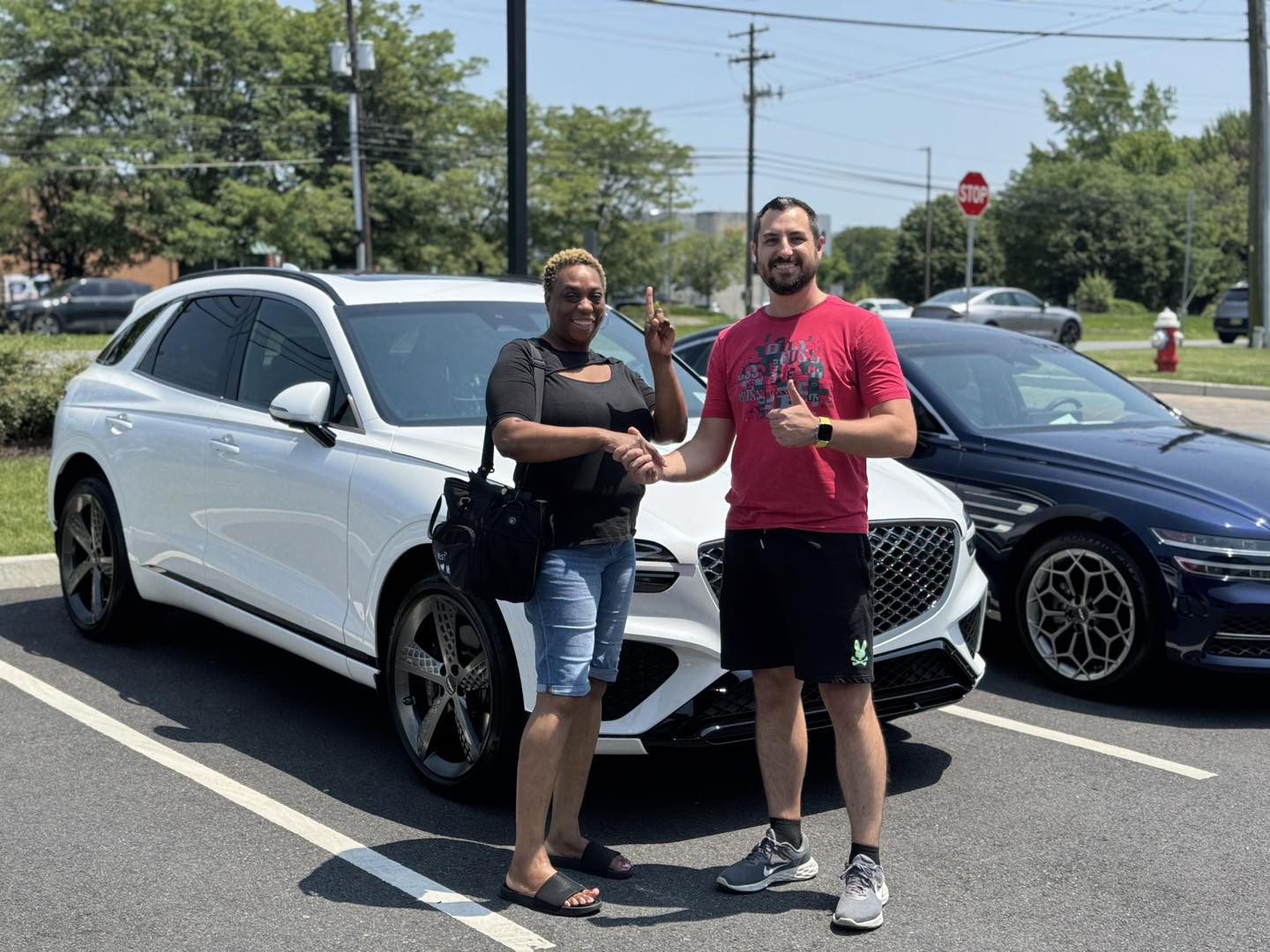 Happy customer delivery at VIP Auto PA